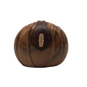 Timmy Woods Handcarved Shell Shaped Arcadia Wood Crossbody